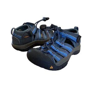 Keen Blue Hiking Sandals Outdoor Athletic Waterproof Youth Size 9 Hook & Loop